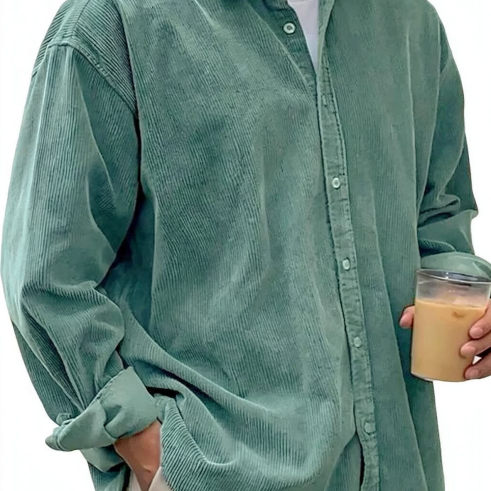 Mens Corduroy Shirts Long Slee - đánh giá và giá Corduroy Button Up Shirt Men