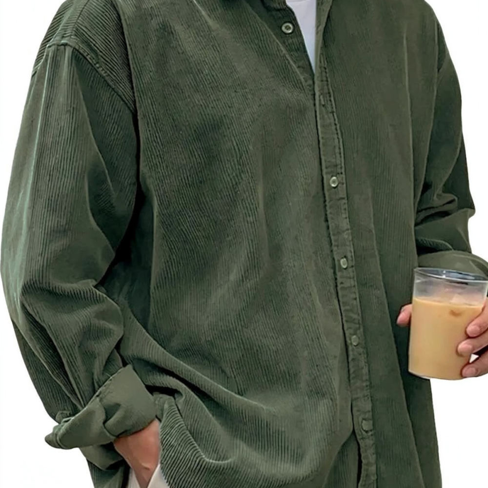 Mens Corduroy Shirts Long Slee - đánh giá và giá Corduroy Button Up Shirt Men