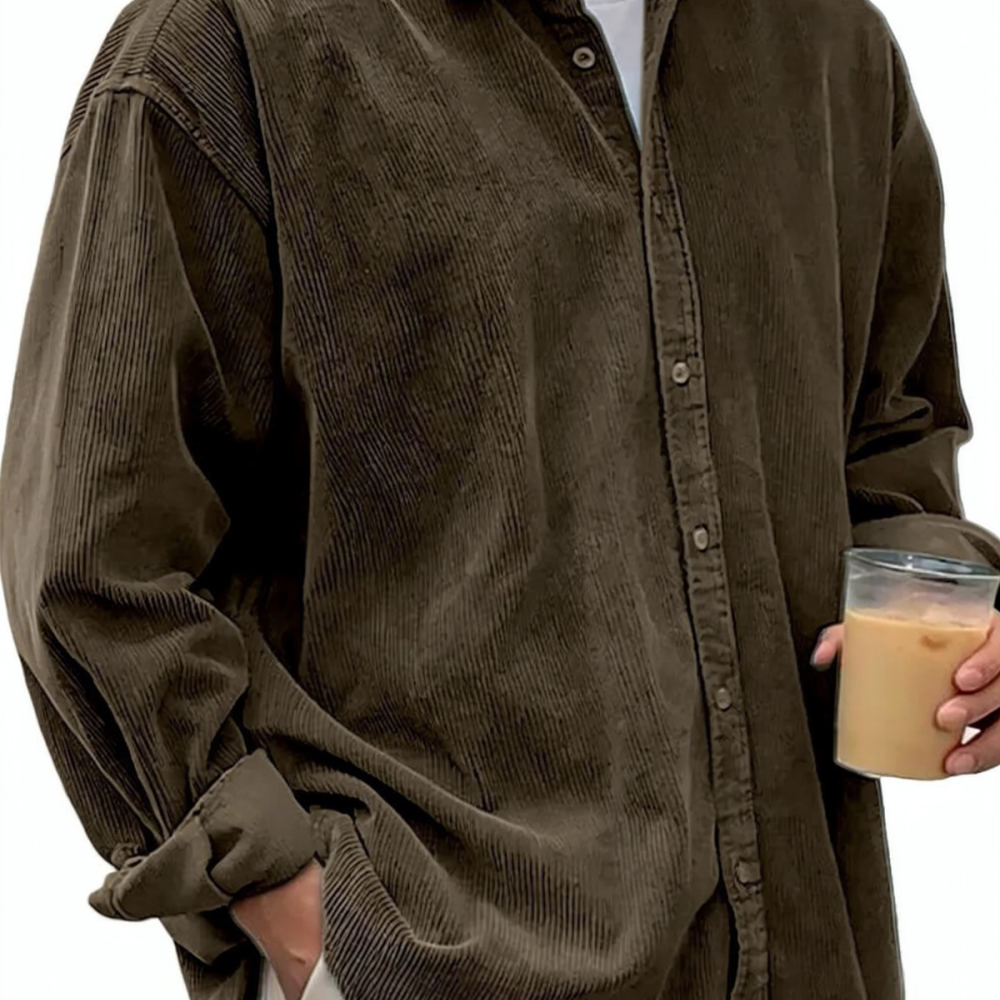 Mens Corduroy Shirts Long Slee - đánh giá và giá Corduroy Button Up Shirt Men