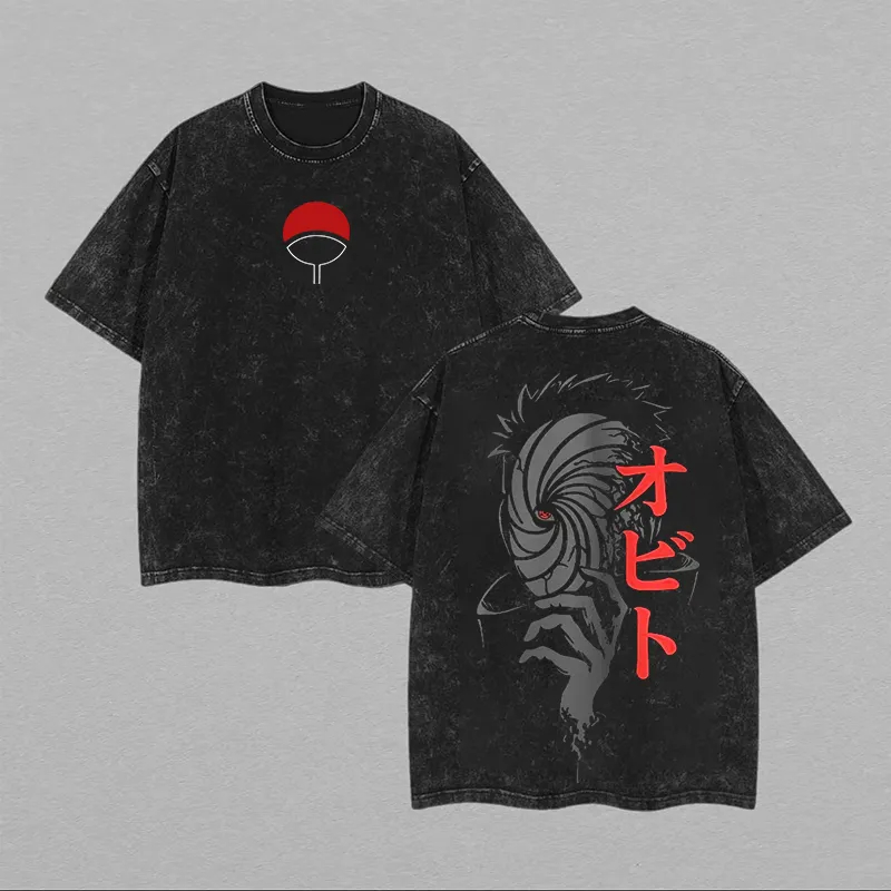 Naruto Shisui Uchiha T Shirt M - đánh giá và giá Acid Wash Vintage Graphic T Shirt
