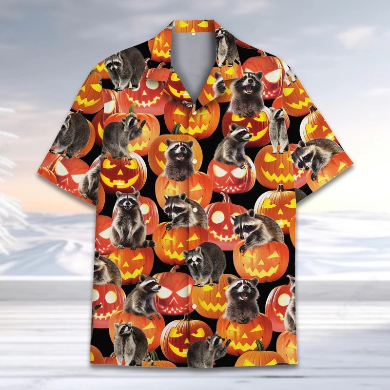 Men's Summer Hawaiian Raccoon  - đánh giá và giá Vintage Hawaiian Floral Shirt