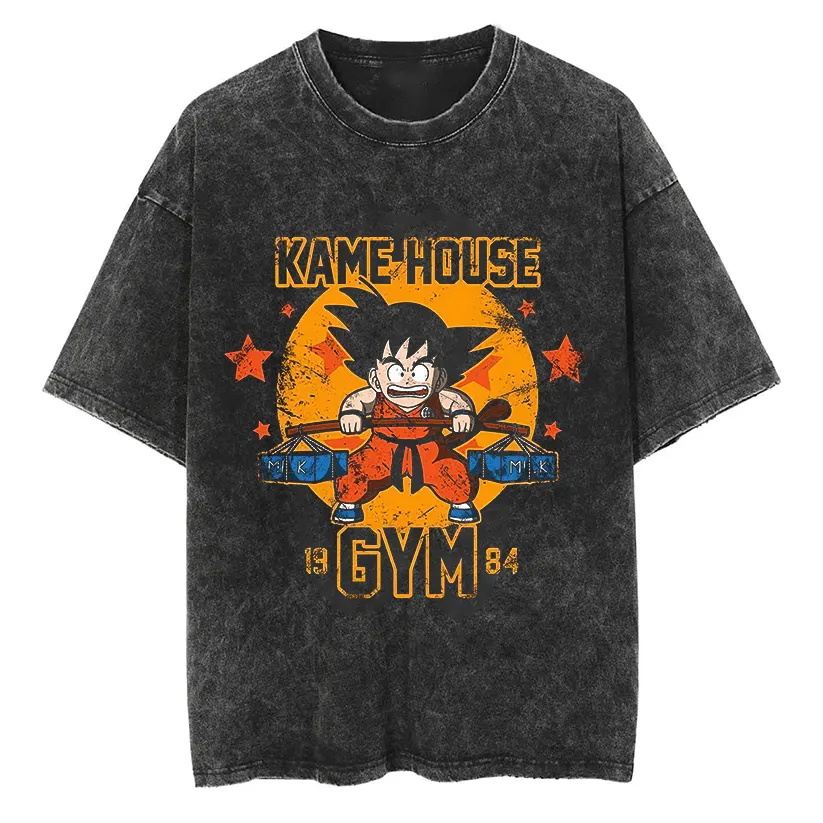 Goku T Shirt Dragon Ball Anime - đánh giá và giá Acid Wash Vintage Graphic T Shirt