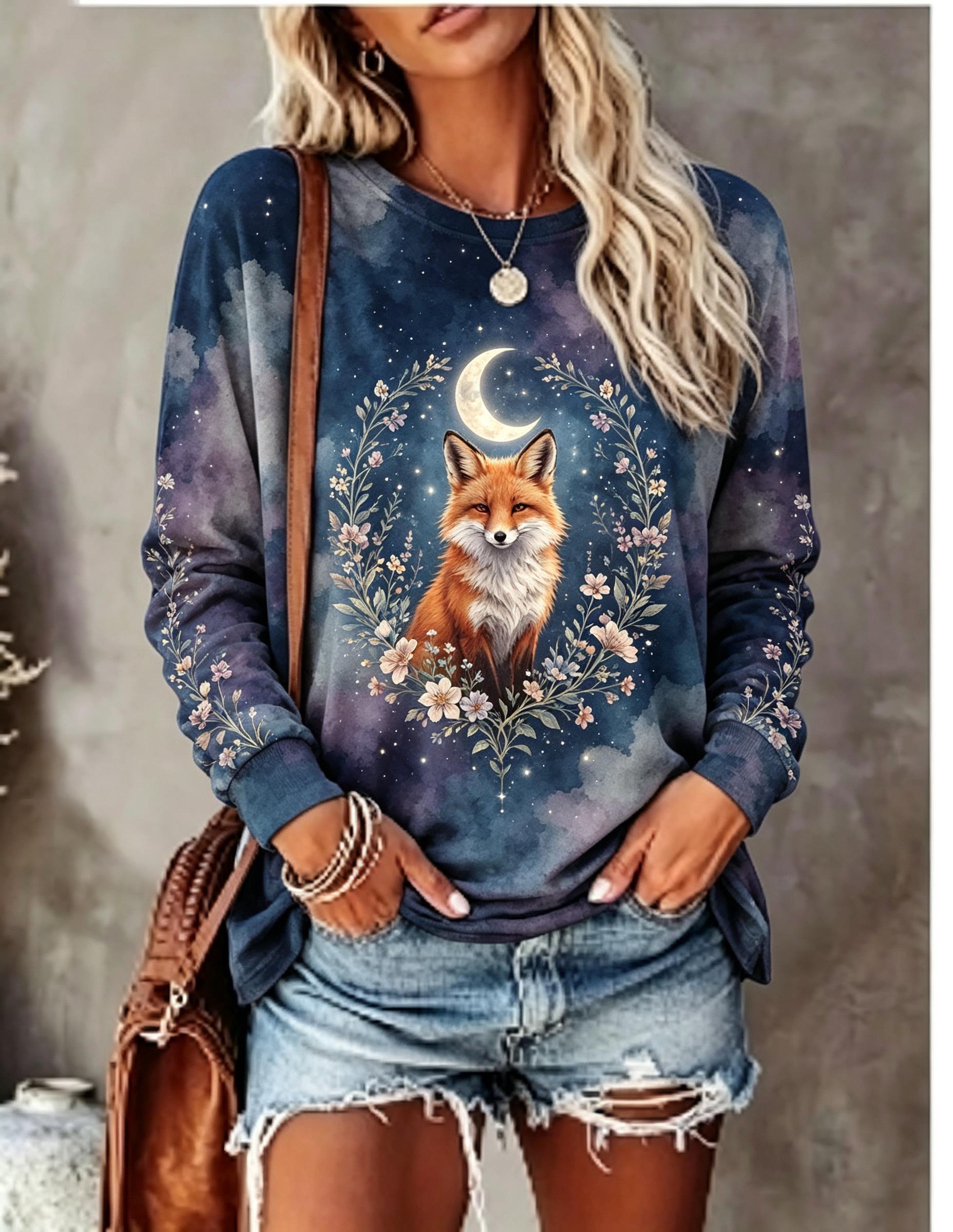 Women Long Sleeve T Shirt Howl - đánh giá và giá T-Shirts