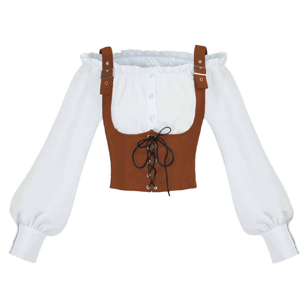 Retro Western Style Women Blou - đánh giá và giá Shirts