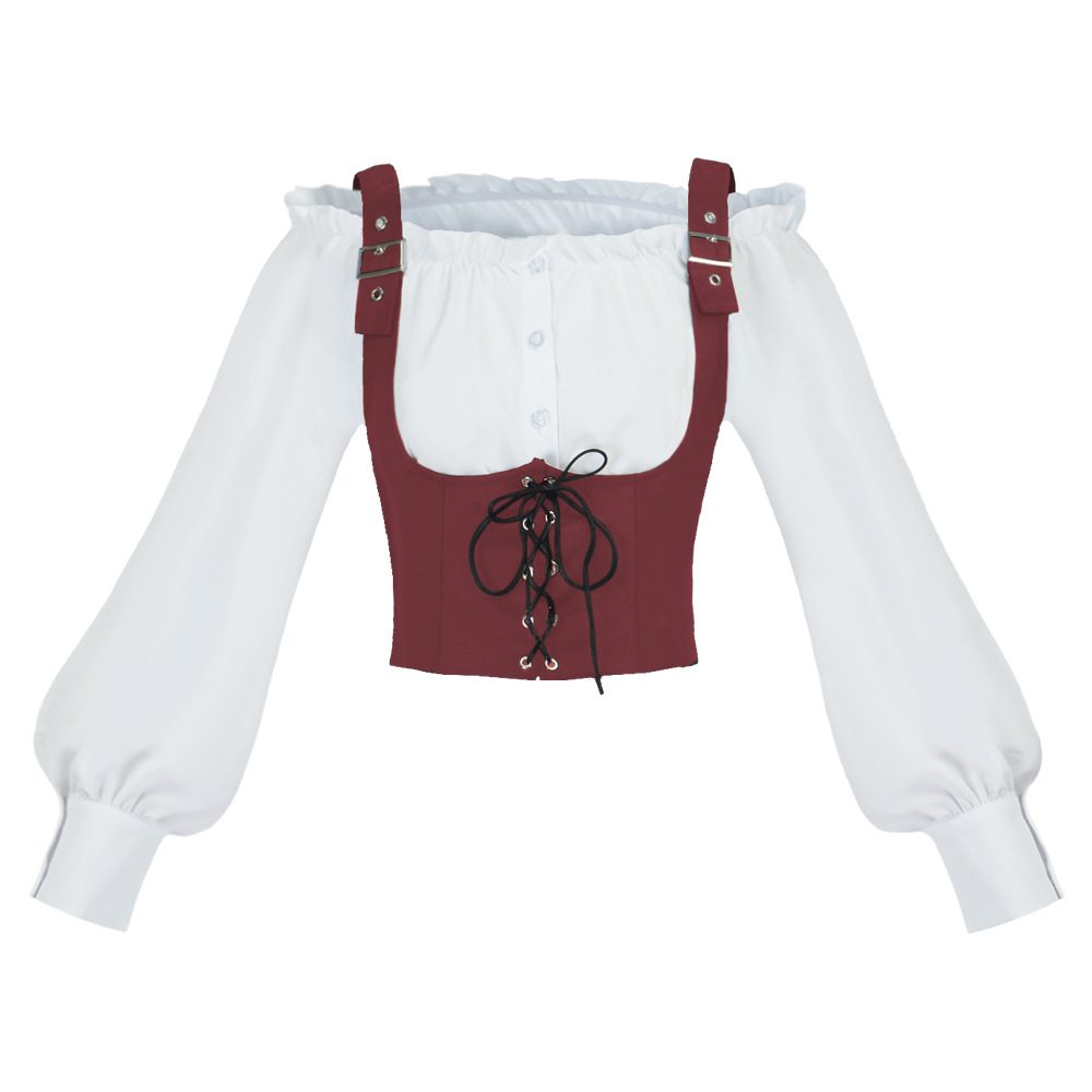 Retro Western Style Women Blou - đánh giá và giá Shirts